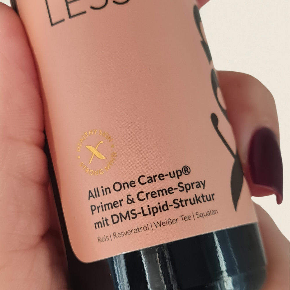 Effort Less - All in One Care-up® Primer &amp; Cream Spray with DMS lipid structure