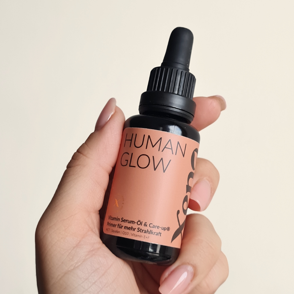 Human Glow - Vitamin Serum-Öl & Care-up® Primer für mehr Strahlkraft