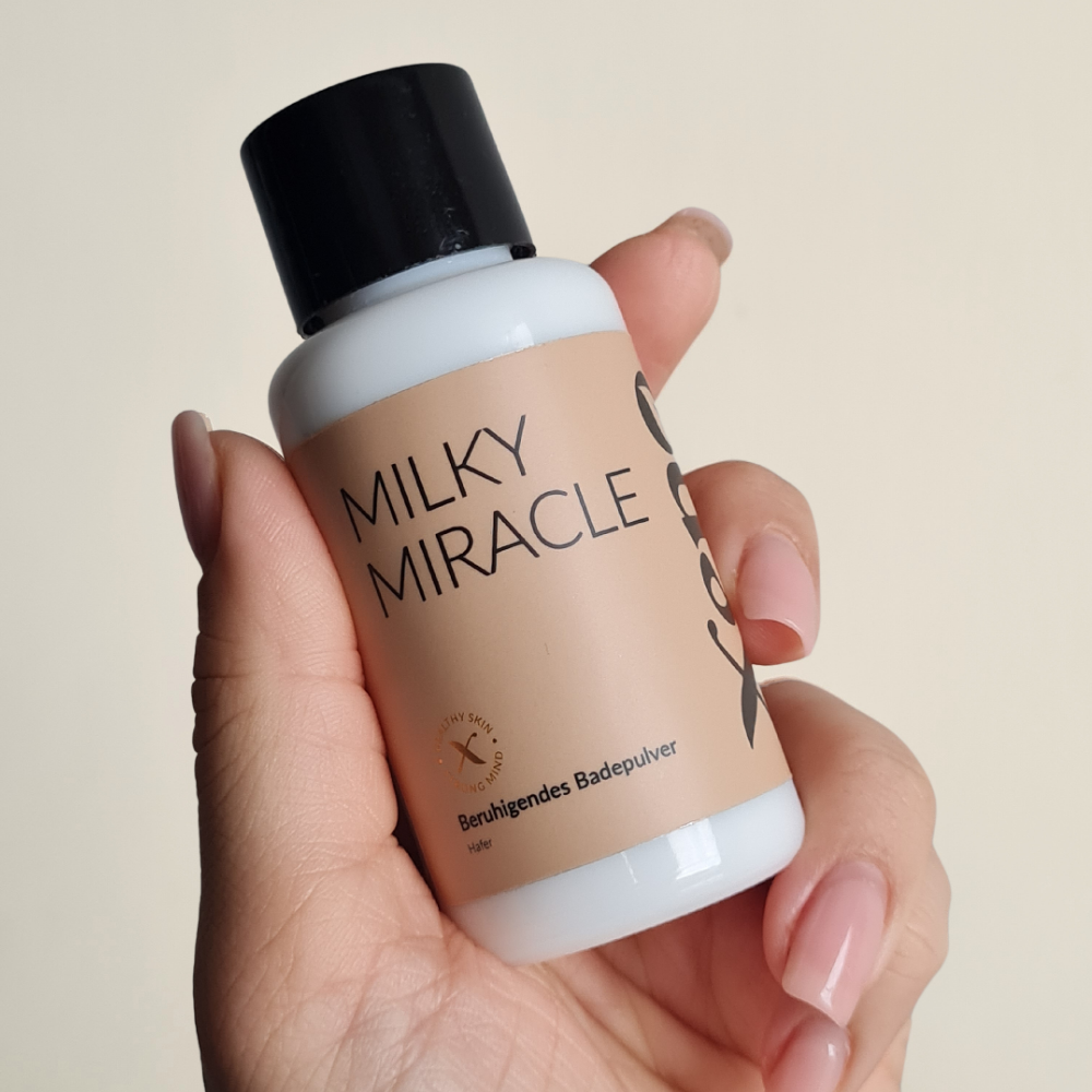 Milky Miracle - Beruhigendes Badepulver mit Hafer