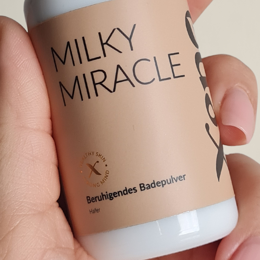 Milky Miracle - Beruhigendes Badepulver mit Hafer