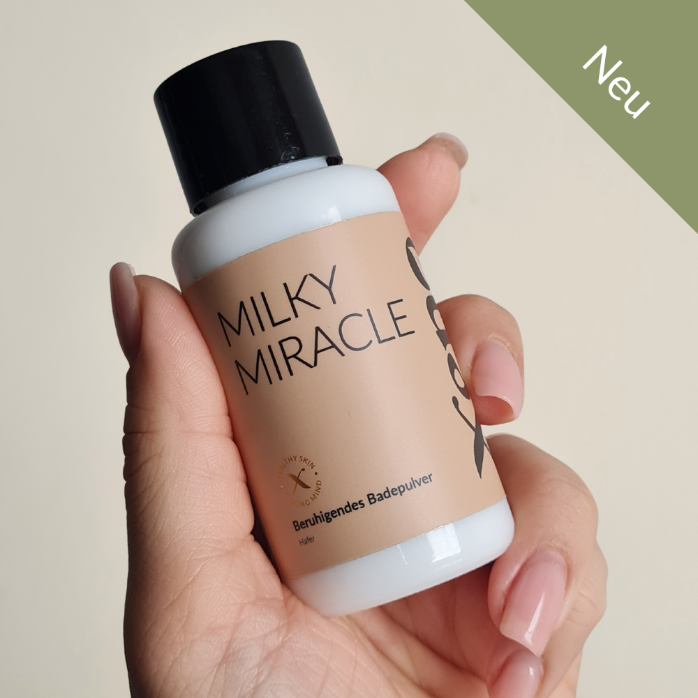 Milky Miracle - Beruhigendes Badepulver mit Hafer