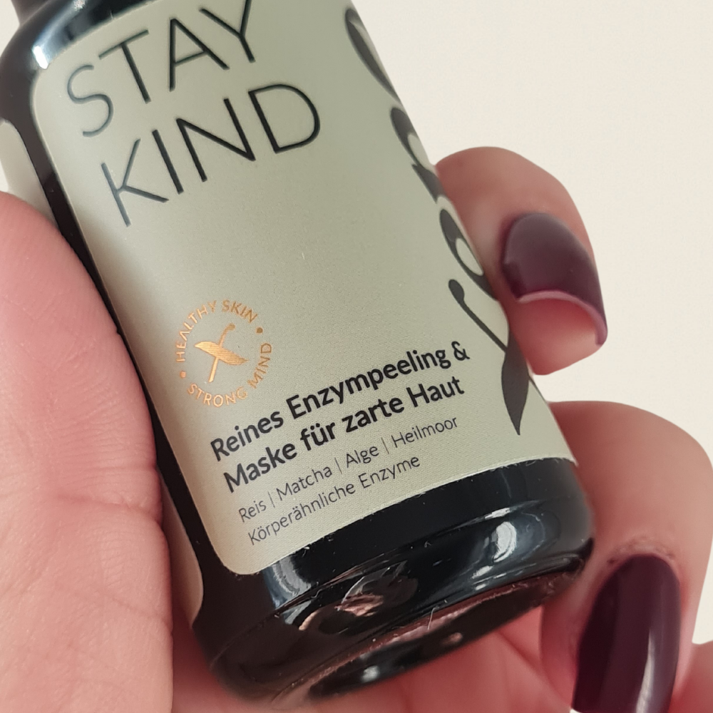 Stay Kind - Reines Enzympeeling & Maske für zarte Haut