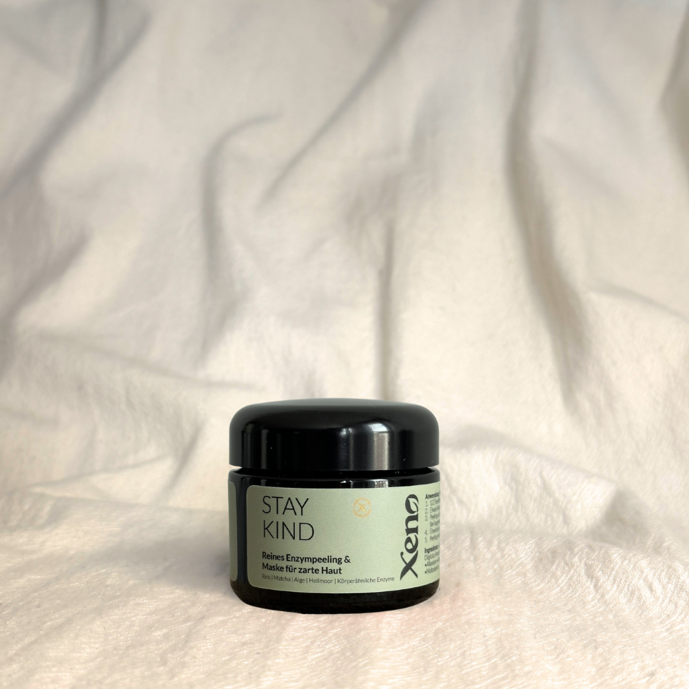 Stay Kind - Reines Enzympeeling & Maske für zarte Haut