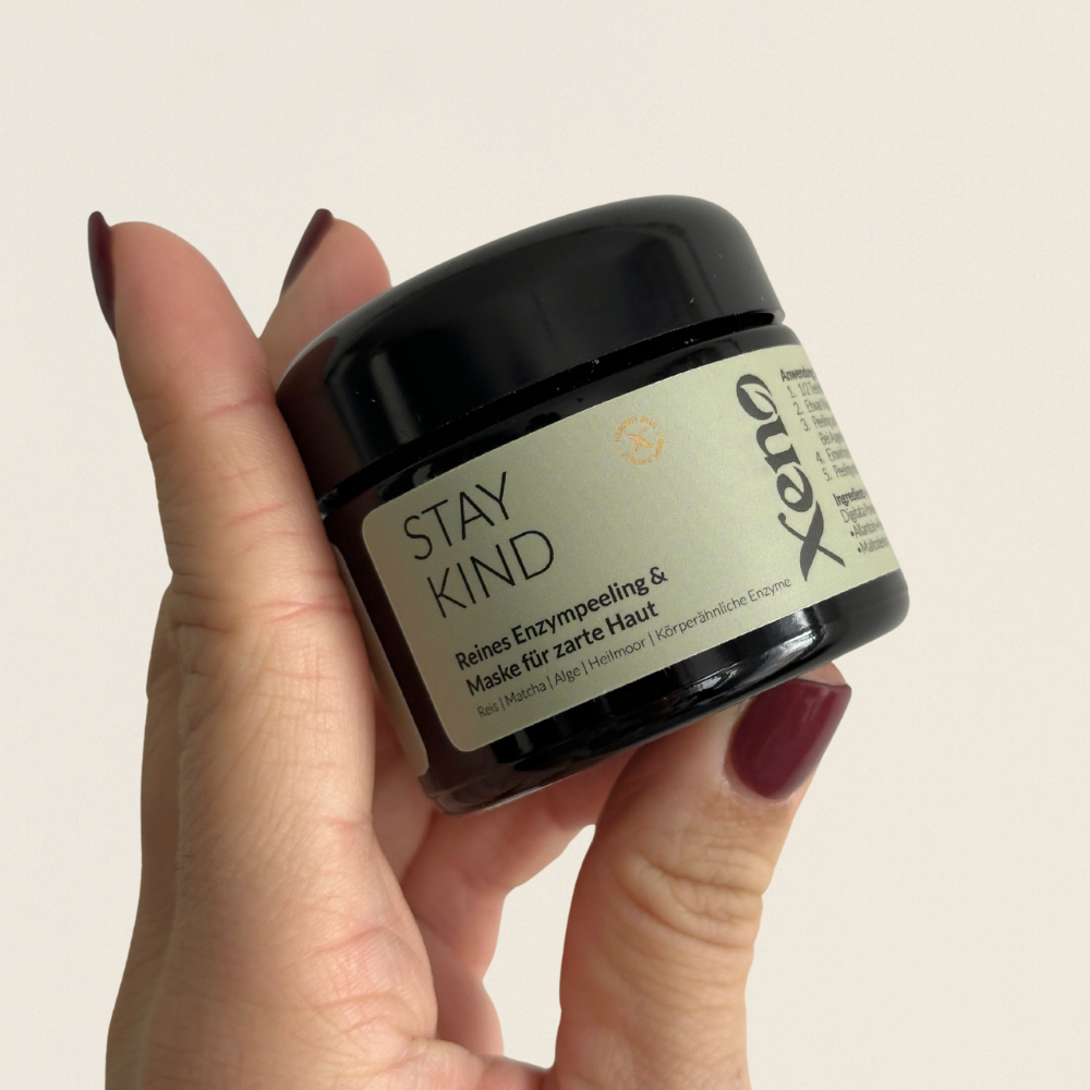 Stay Kind - Reines Enzympeeling & Maske für zarte Haut