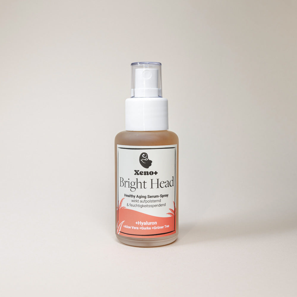 Bright Head - 2 in 1 Serum-Spray bei feuchtigkeitsarmer / geröteter Haut