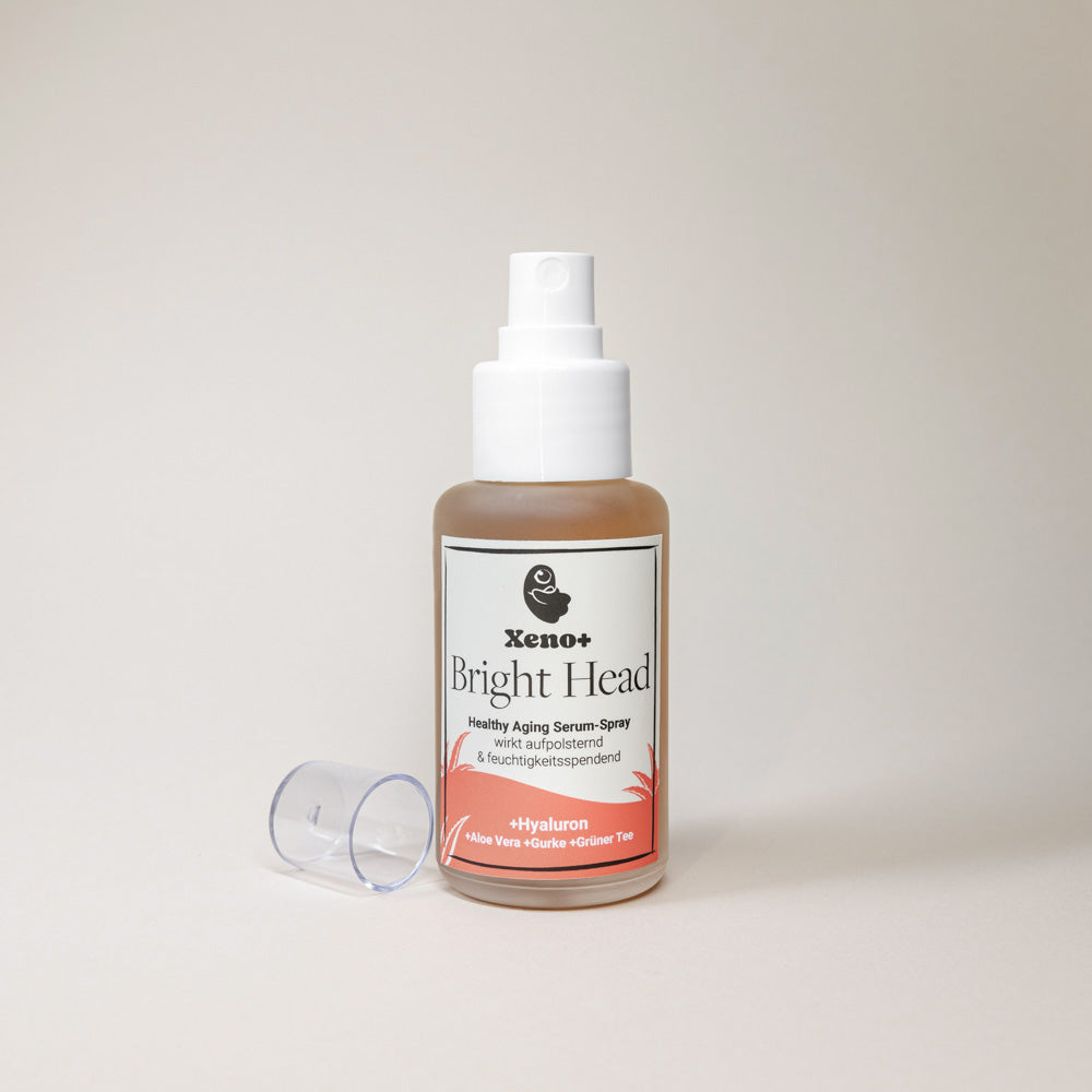 Bright Head - 2 in 1 Serum-Spray bei feuchtigkeitsarmer / geröteter Haut